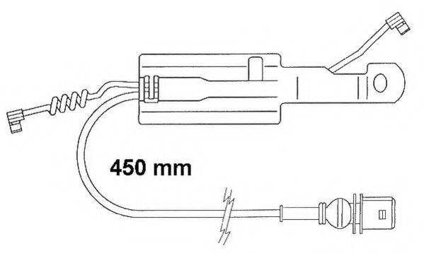 Сигнализатор, износ тормозных колодок FERODO FAI166