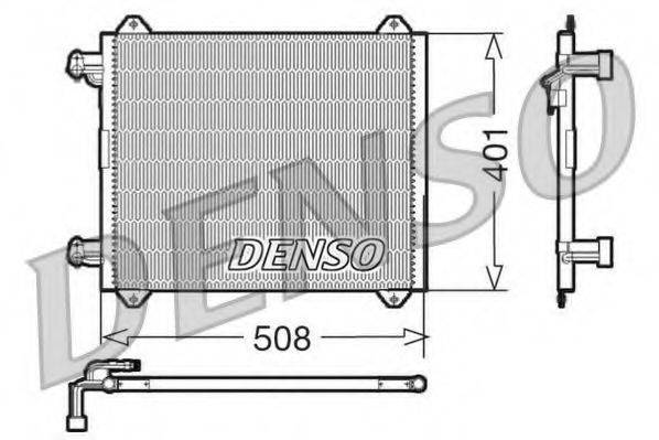 Конденсатор, кондиціонер DENSO DCN02009