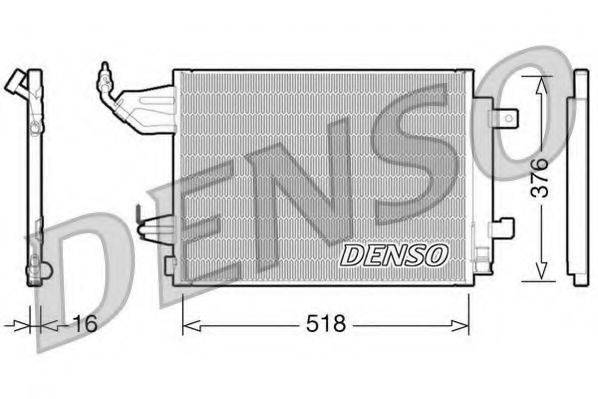 Конденсатор, кондиционер DENSO DCN16001