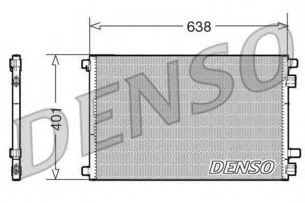 Конденсатор, кондиционер DENSO DCN23012