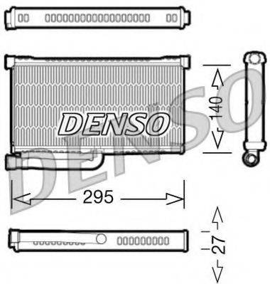 Теплообменник, отопление салона DENSO DRR02004