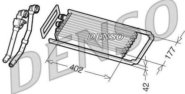 Теплообменник, отопление салона DENSO DRR12101