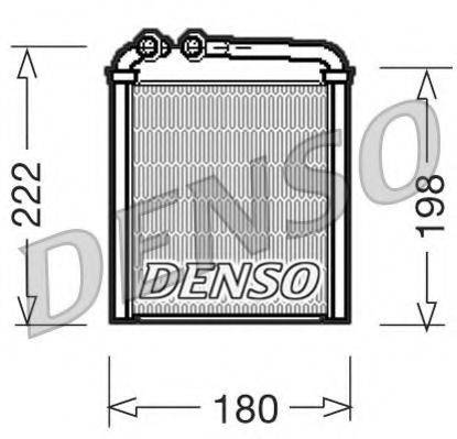 Теплообмінник, опалення салону DENSO DRR32005