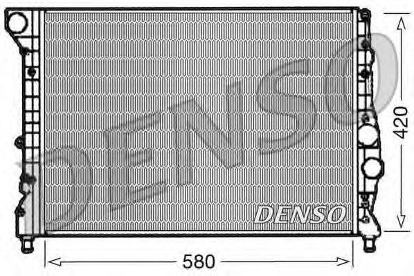 Радіатор, охолодження двигуна DENSO DRM01001