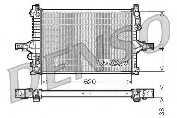 DENSO DRM33066 Радіатор, охолодження двигуна