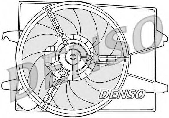 Вентилятор, охлаждение двигателя DENSO DER10003
