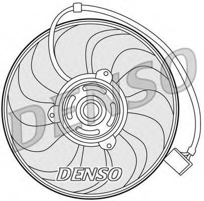 Вентилятор, охлаждение двигателя DENSO DER27001