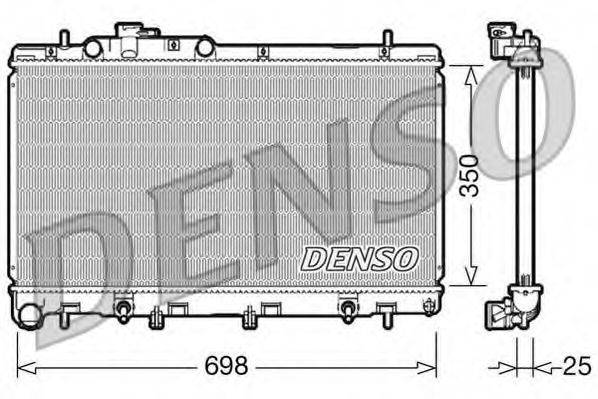Радиатор, охлаждение двигателя DENSO DRM36011
