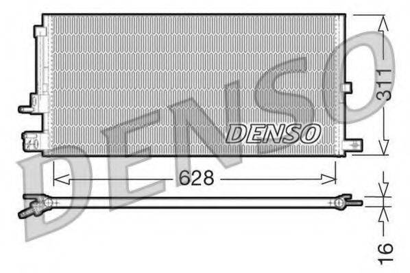 Конденсатор, кондиционер DENSO DCN11007