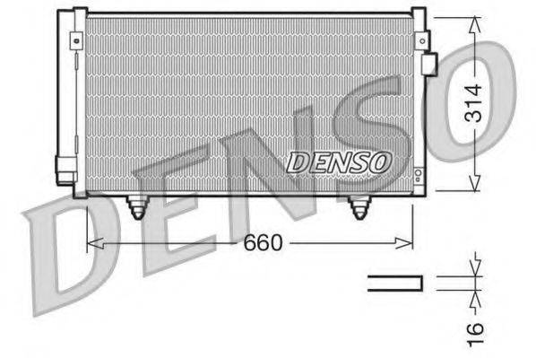 Конденсатор, кондиціонер DENSO DCN36003