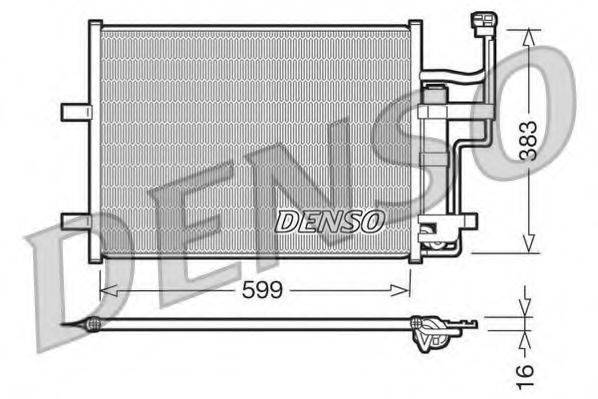 Конденсатор, кондиціонер DENSO DCN44003