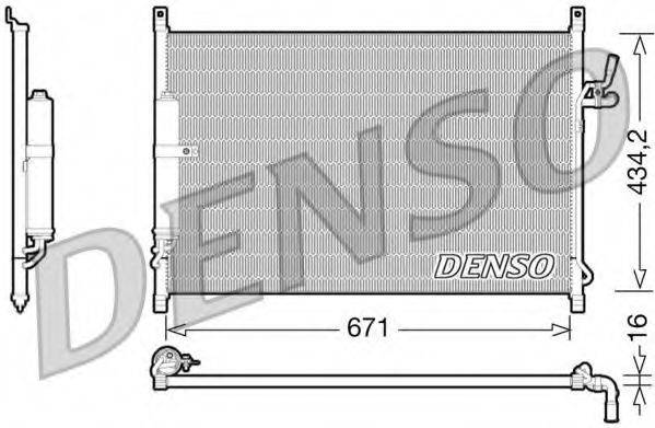 Конденсатор, кондиционер DENSO DCN46015
