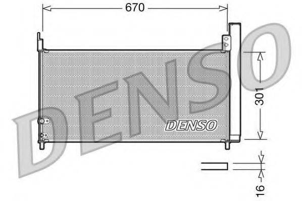 Конденсатор, кондиционер DENSO DCN50037