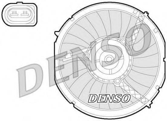 Вентилятор, охолодження двигуна DENSO DER02003