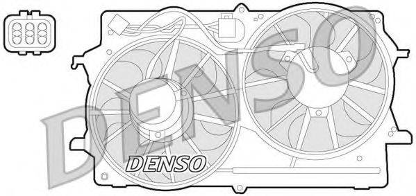 Вентилятор, охлаждение двигателя DENSO DER10007