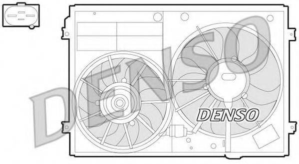 Вентилятор, охлаждение двигателя DENSO DER32012