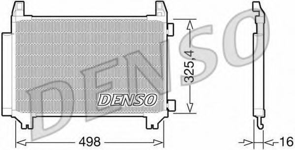 Конденсатор, кондиционер DENSO DCN50028