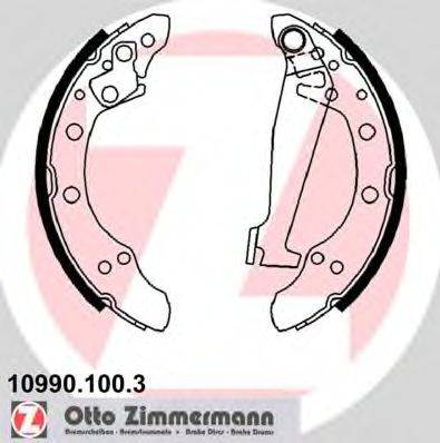 ZIMMERMANN 109901003 Комплект тормозных колодок