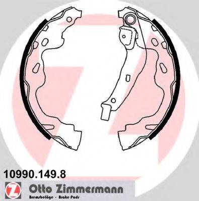Комплект тормозных колодок ZIMMERMANN 10990.149.8