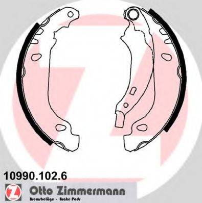 Комплект тормозных колодок ZIMMERMANN 10990.102.6