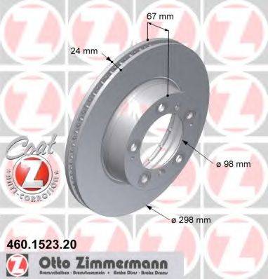 Тормозной диск ZIMMERMANN 460.1523.20