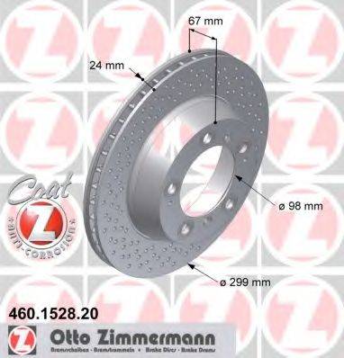 Тормозной диск ZIMMERMANN 460.1528.20
