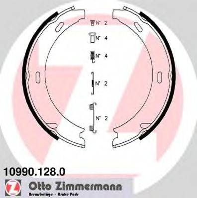Комплект тормозных колодок, стояночная тормозная система ZIMMERMANN 10990.128.0