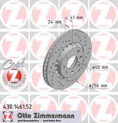 Тормозной диск ZIMMERMANN 430.1461.52
