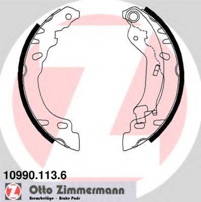 Комплект тормозных колодок ZIMMERMANN 10990.113.6