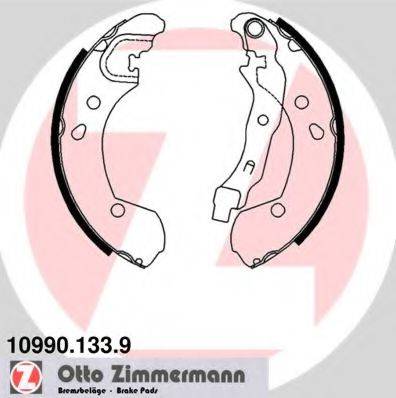 Комплект тормозных колодок ZIMMERMANN 10990.133.9