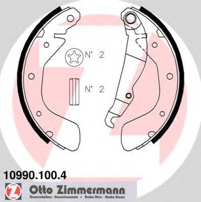 Комплект тормозных колодок ZIMMERMANN 10990.100.4