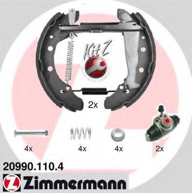 Комплект тормозных колодок ZIMMERMANN 20990.110.4
