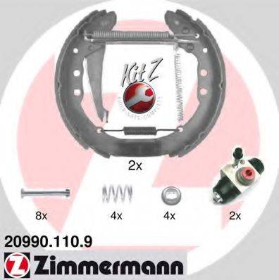 Комплект тормозных колодок ZIMMERMANN 20990.110.9