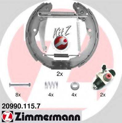 Комплект тормозных колодок ZIMMERMANN 20990.115.7