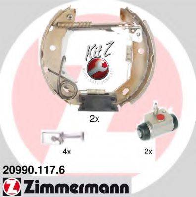Комплект тормозных колодок ZIMMERMANN 20990.117.6