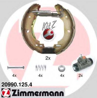 Комплект гальмівних колодок ZIMMERMANN 20990.125.4