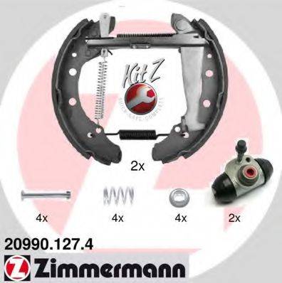 Комплект тормозных колодок ZIMMERMANN 20990.127.4