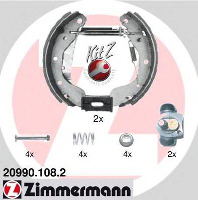 Комплект тормозных колодок ZIMMERMANN 20990.108.2