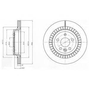 Тормозной диск DELPHI BG4270