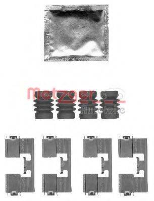 Комплектуючі, колодки дискового гальма METZGER 109-1818