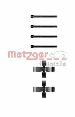 Комплектующие, колодки дискового тормоза METZGER 109-0905