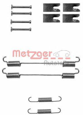 Комплектующие, тормозная колодка METZGER 105-0862