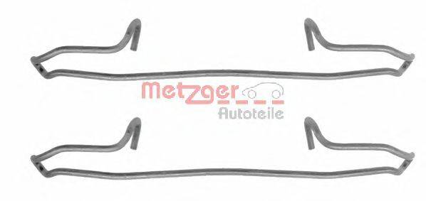 Комплектуючі, колодки дискового гальма METZGER 109-1159