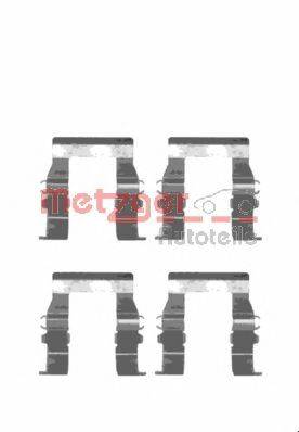 Комплектующие, колодки дискового тормоза METZGER 109-1194