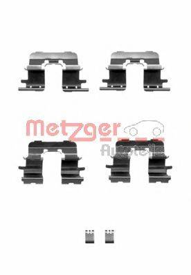 Комплектующие, колодки дискового тормоза METZGER 109-1290