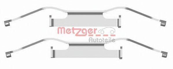 Комплектующие, колодки дискового тормоза METZGER 109-1680