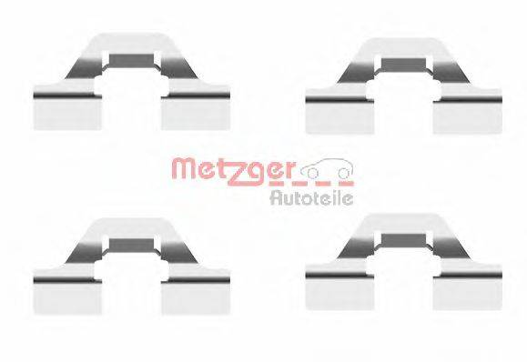 Комплектуючі, колодки дискового гальма METZGER 109-1684