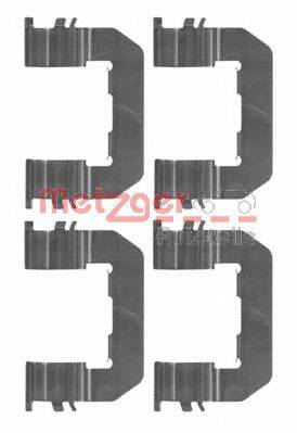 Комплектуючі, колодки дискового гальма METZGER 109-1719