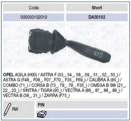 Вимикач на колонці кермового керування MAGNETI MARELLI 000050102010